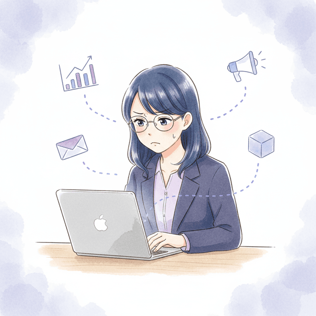 AIを触っているだけで、
仕事への接続がまだ弱い